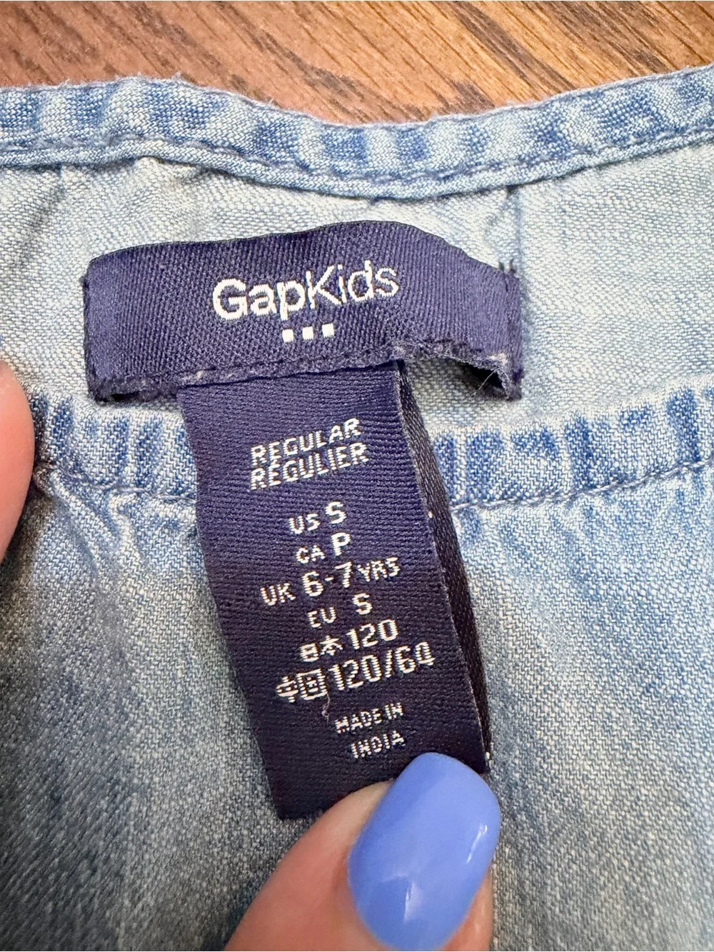 Gap Kids Girls Dress Bundle Size S (6-7) Gray Knit & Chambray Pocket Dresses
